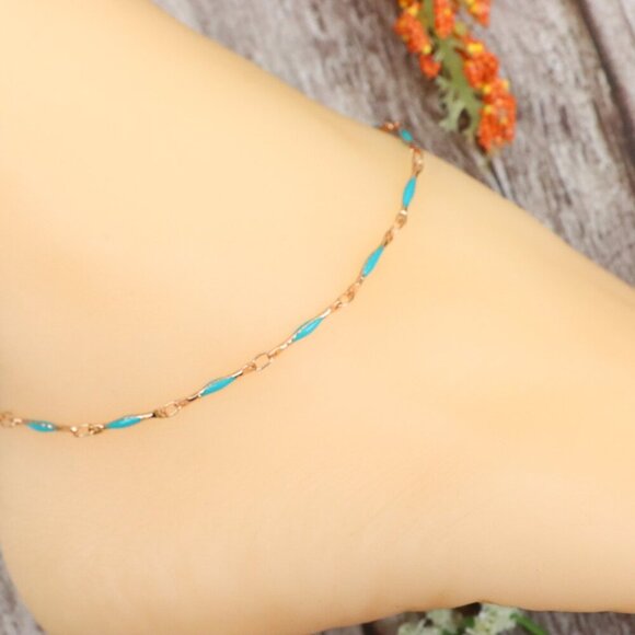 Dainty Anklet for Women – Elegant Everyday Jewelry & Perfect Gift | MLCRC1877 - Picture 7 of 10